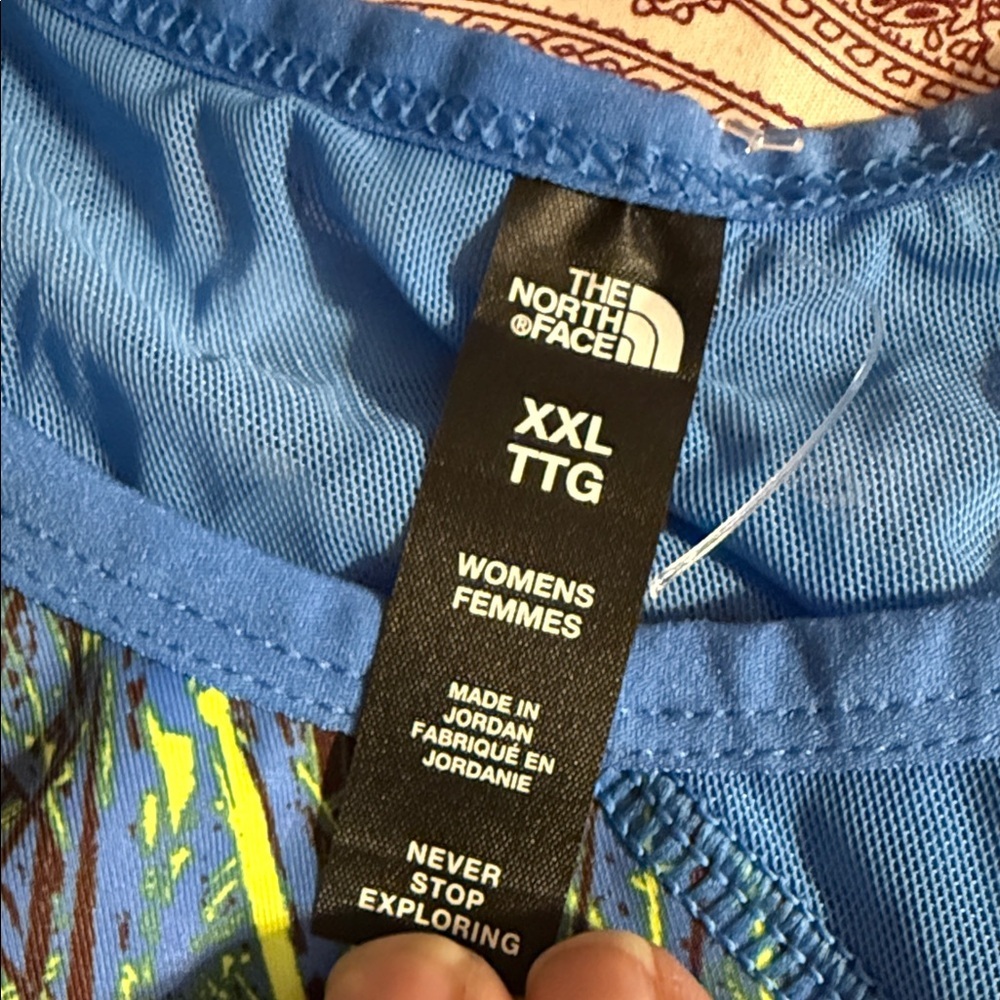 The North Face Blue and Yellow Tank Top​ - Picture 3 of 9